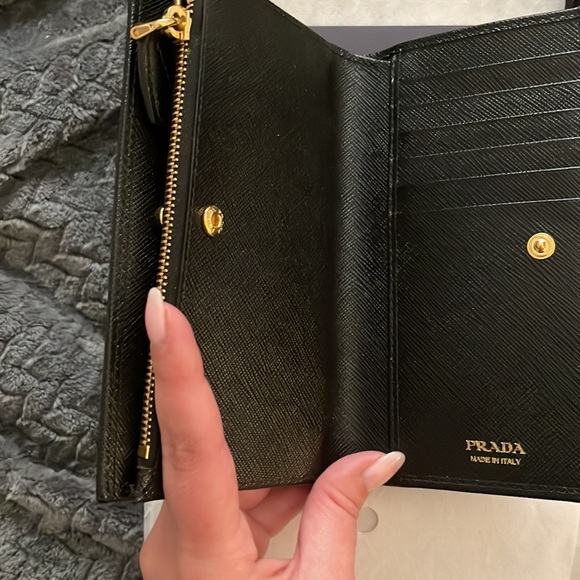 Prada Saffiano Leather Wallet - Picture 8 of 9